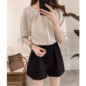 ATASAN CECILA SABRINA BLOUSE SALUR