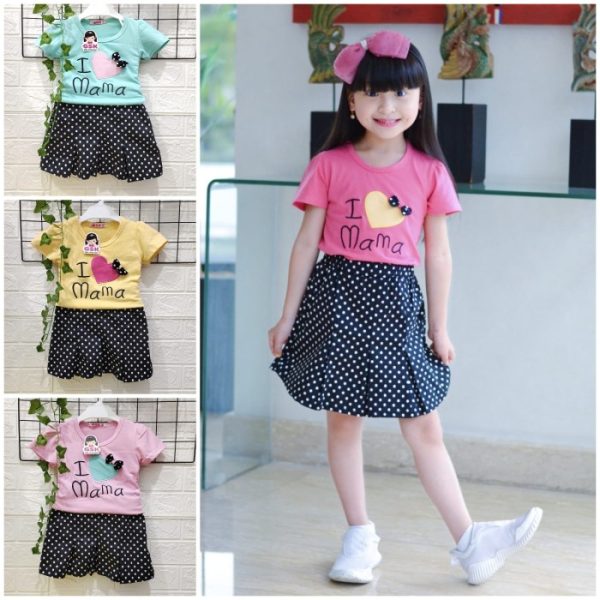 SETELAN BAJU ANAK DRESS