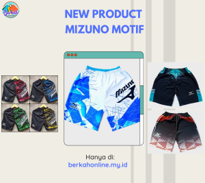 CELANA PENDEK MIZUNO MOTIF