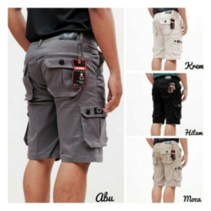 Celana Pendek Pria Cargo Kargo Pants Gunung Cowok Cewek Wanita Distro 28-38,Bahan Super Halus