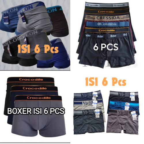 CELANA DALAM PRIA ISI 6Pcs Merk Random