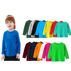 KAOS POLOS PANJANG ANAK USIA 1-10 TH