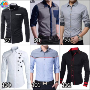 BAJU KEMEJA MODERN PRIA LENGAN PANJANG