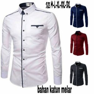 KEMEJA PRIA PANJANG POLOS