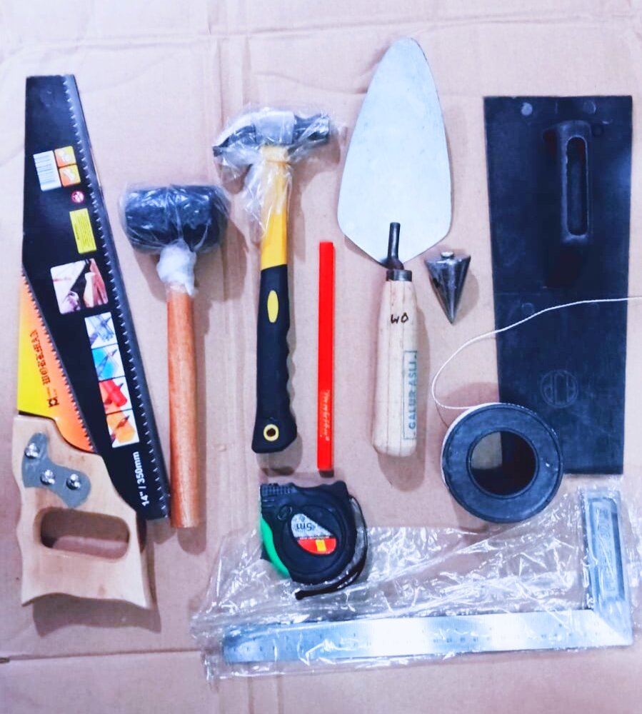 PAKET KOMPLIT ALAT PERTUKANGAN BANGUNAN